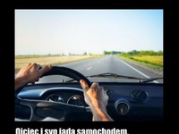 Ojciec uczy syna PROWADZIĆ AUTO- zobacz koniecznie czy syn jest gotowy hah