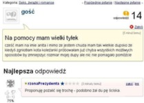 Ma wielki problem z pewną częścią ciała. Jaką dostała odpowiedź? :D