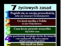 7 życiowych zasad