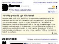 Jednak KOBIETY POTRAFIĄ BYĆ NACHALNE! Biedny koleś co on ma zrobić! :D