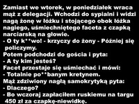 Facet przyłapał żone na zdradzie a jej kochanek na to... HAHA MEGA!