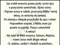 Syn chciał pozyczyc od ojca samochód! Ojciec był sprytny!