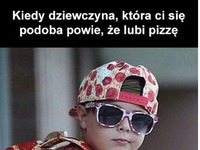 Ona lubi pizzę