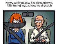 Nowy wzór pasów bezpieczeństwa :)