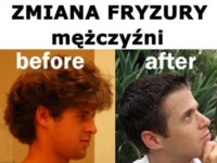 Zmiana FRYZURY - Mężczyźni vs Kobiety! haha DOBRE :>