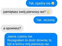 Chciał wiedzieć wszystko ze szczegółami! Zobacz jak mu to opisała!