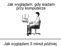 Przy komputerze