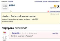 A o co Ty byś się zapytał człowieka z przyszłości? Znasz ważniejsze pytanie niż... :D