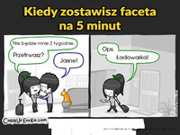 FACET sam w domu! To zawsze tak wygląda, masakra!