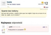 Biedna Kasia chce spać bez bielizny! ale ma pewną dziwną obawę. Sprawdź koniecznie jaką :D