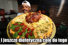 I jeszcze dietetyczną colę do tego