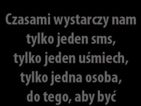 Czasami wystarczy...