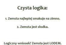 Zagadka logiczna: czym jest zemsta? XD