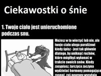 Świetne CIEKAWOSTKI o ŚNIE! Już wiem dlaczego mam KOSZMARY