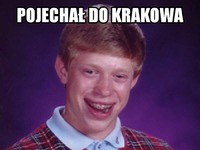 Pojechał do Krakowa