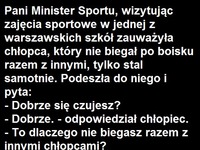 Pani Ministrer Sportu :)