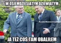 Cos tam obalił