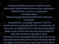 Chłopak poszedł do wojska ale w cywilu zostawił dziewczynę! ZOBACZ jakie listy do siebie pisali! :)