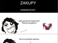 Dziewczyny na zakupach, czyli... jak kupujemy buty, a jak faceci, haha :D