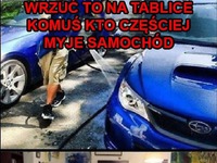 Czyste auto a w pokoju burdel