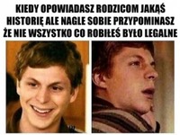 gdy opowiadasz rodzicom jakąś historię