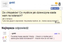 Takiej odpowiedzi się nie spodziewała! :)