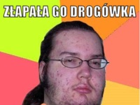 Złapała go drogówka