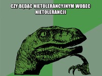 Jestem nietolerancyjny