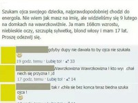 Szuka ojca swojego dziecka na Facebooku! Zobacz co napisała! :)