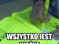 Wszystko jest ważne