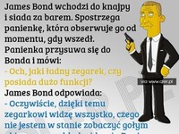 Bond wiedział jak poderwać kobietę HAHA!