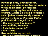 Do kościoła podczas MSZY przychodzi SZATAN- zobacz jak to się skończyło :)