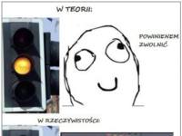 Zółte światło ;-)