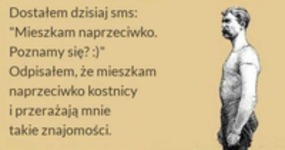 Dostałem dzisiaj sms