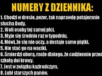 Sprawdź swój numer z dziennika i ZOBACZ jak cię okresla! :)