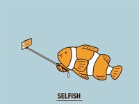 Kiedy ryba robi selfie XD