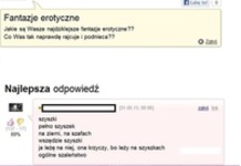 Zapytała o fantazje erotyczne, ale jej ODPISAŁ ;D