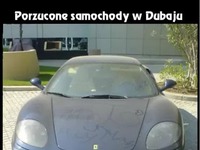 MASAKRA! Tak wyglądają PORZUCONE AUTA W DUBAJU! Ja chętnie przygarnę wszystkie!