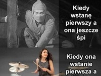 Typowy dla kobiet brak zrozumienia :P Albo im się wydaje, że są nie wiadomo kim :D