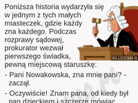 Sędzia był w szoku! ZOBACZ co ta baba nagadała!