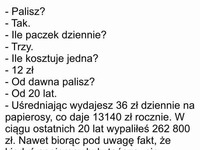 Nigdy nie prowokuj PALACZA do rzucenia fajek! Źle to sie kończy! ZOBACZ!