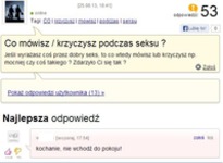 Co mówisz/krzyczysz podczas seksu? :D