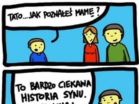 Opowiada synowi jak poznał matkę... jej reakcja bezcenna! Zobacz co odpowiedziała Xd