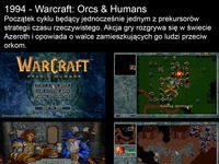 Historia gier ze świata Warcrafta! :)