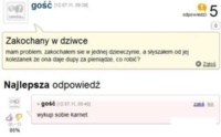 Zakochał się w KOBIECIE która daje... Sprawdź co mu doradzili na forum :D