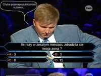 Hubert zagiął uczestnika programu Milonerzy! :)