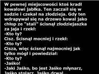 Kowal zrobił zasadzkę na złodzieja jabłek! DOBRE XD