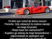 Chłopak dostał PORSHE prawie za darmo! ZOBACZ dlaczego tak sie stało!