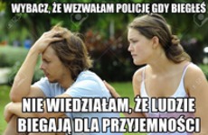 Biegał sobie