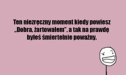 Ten niezręczny moment